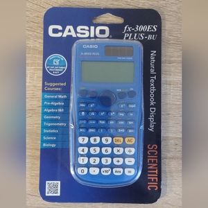 Casio fx-300ES PLUS Scientific Calculator, Blue